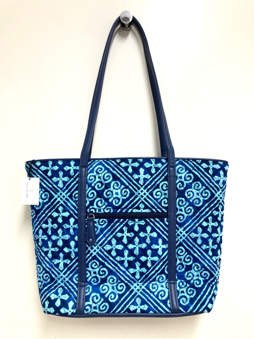 Vera Bradley Small Vera Tote Cuban Tiles (4 piece SET) - Picture 2 of 12